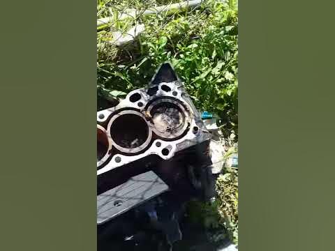 corroreded Honda accord engine block,New engine replacement. - YouTube