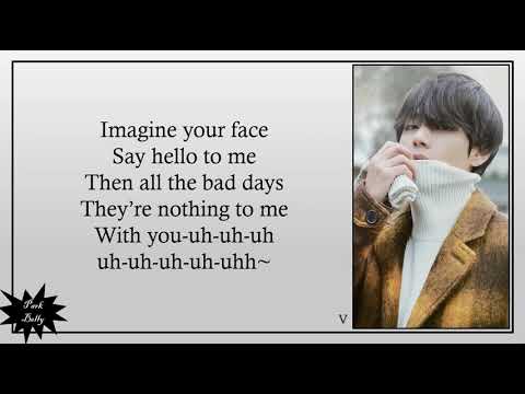 V (BTS 방탄소년단) - ''Winter Bear'' (easy lyrics)