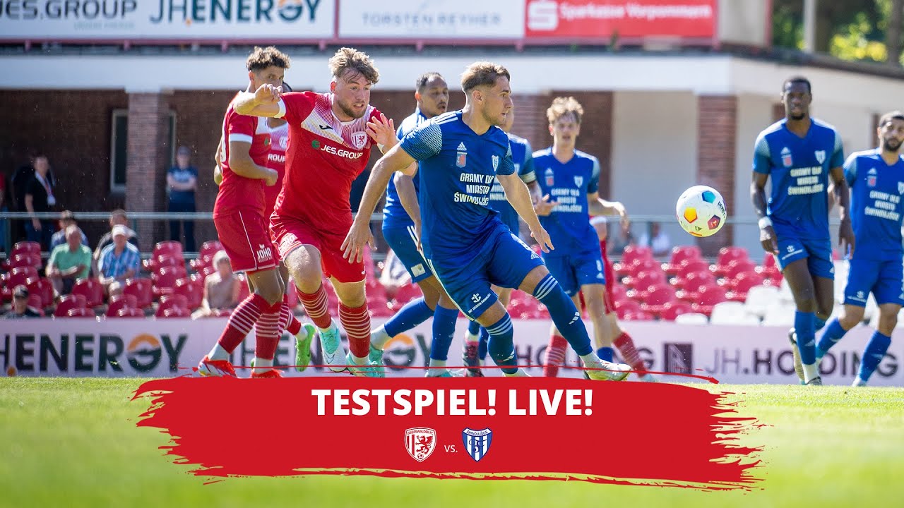 LIVE! Greifswalder FC vs. MKS Flota Swinemünde | Testspiel | Saison 2025/2026
