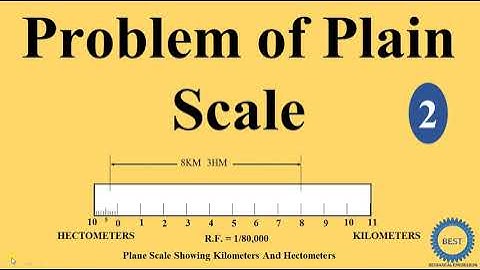 How To Draw Plain Scale - Problem of Plain Scale 2