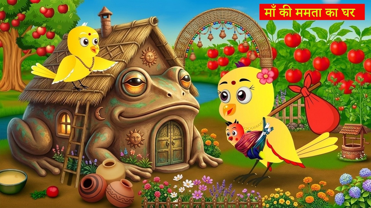 चिड़िया माँ mother का घर | Episode Rano | Chidiya Wala Cartoon | Tuni Acchi Cartoon | HINDI STORIES