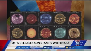 USPS releases sun stamps with NASA