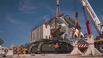 Liebherr - Assembly of the Liebherr R 9800 Mining Excavator