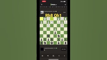 Checkmate | Rh8 Qh1 | #chess #chessgame #checkmate #shorts