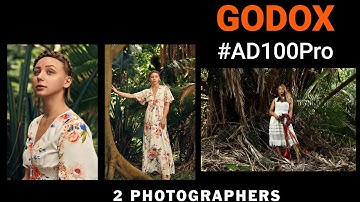 2 photographers shoot same model Godox #AD100Pro