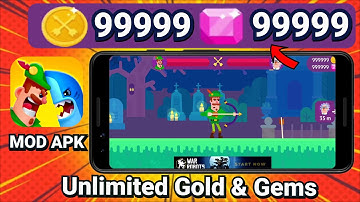 Bowmasters MOD APK 2025: Unlimited Gold, Gems & All Characters Unlocked