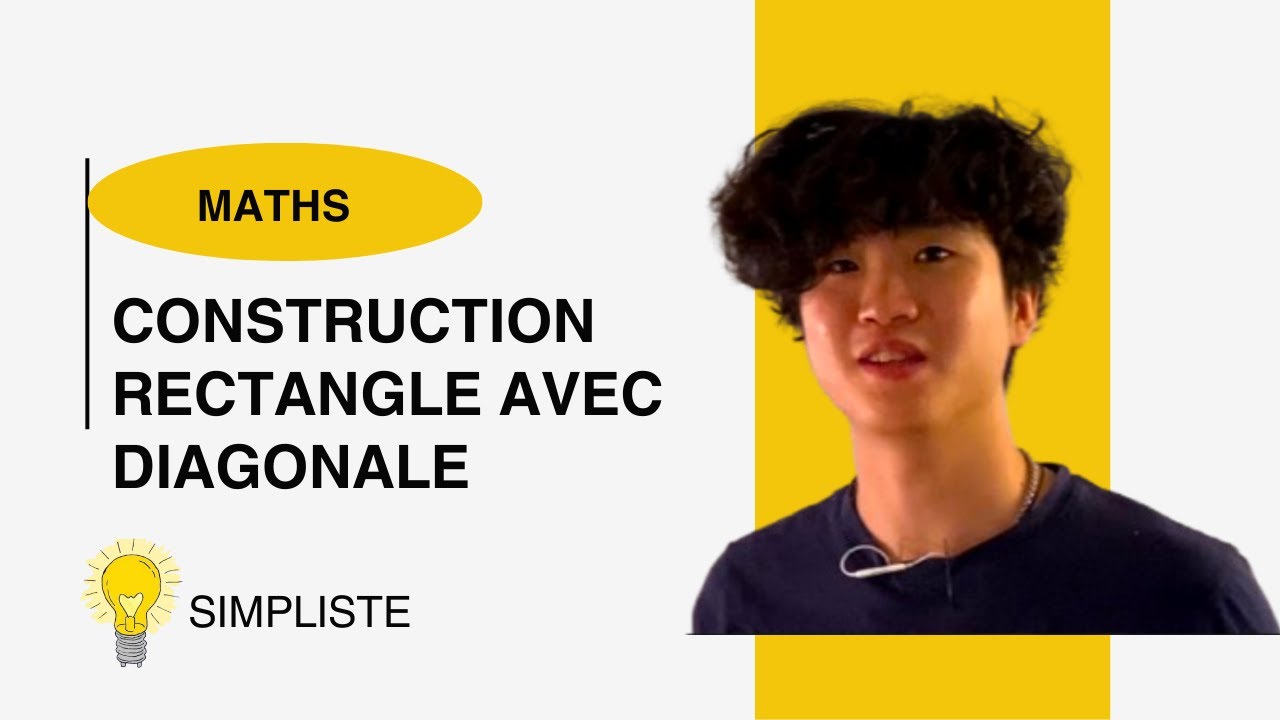 Construire un rectangle à partir de la diagonale