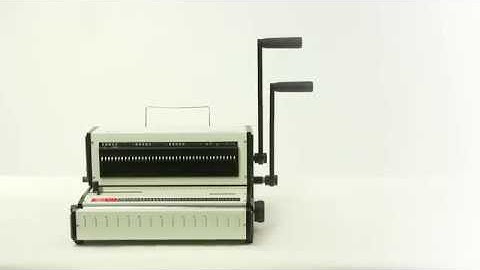 WW2018 Dual Wire Binding Machine 3:1 and 2:1