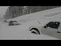 California&#39;s Donner Pass: Blizzard Chaos!