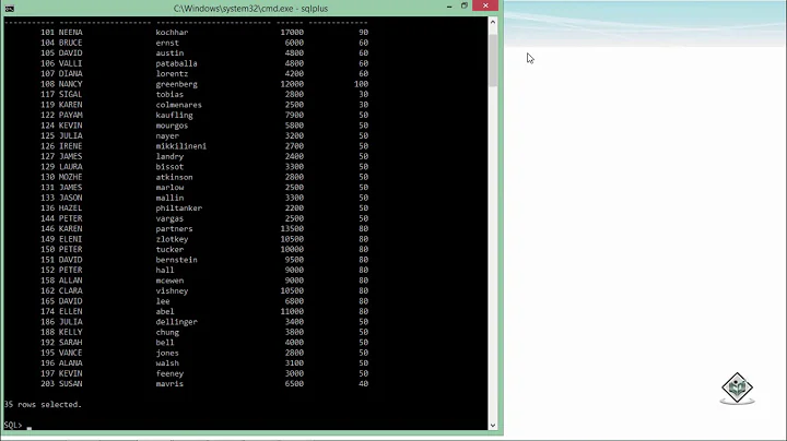 Oracle - SQL - Character Functions