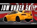Top 5 JDM Powerhouses That Can Be Super Car Slayers Under 5k  (JDM Sports Cars)