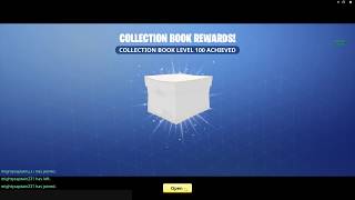 Fortnite STW Collection Book Lvl 100 Reward