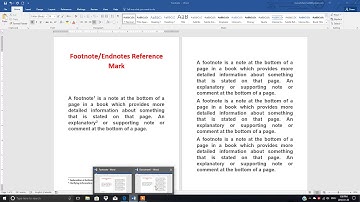 Microsoft Word Footnotes, Endnotes Reference Mark in Urdu Hindi Saima Academy
