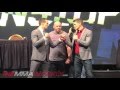 Rory mcdonald and stephen thompson at ufc unstoppable press conference