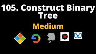 105. Construct Binary Tree from Preorder and Inorder Traversal | Leetcode Medium