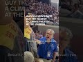 Watch a Very Polite Guy Try to Stop a Climate Protest at the US Open #tennis  #usopen2023