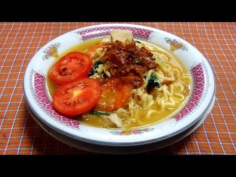 Cara Memasak dan Resep Mie Tek-Tek Kuah/Rebus