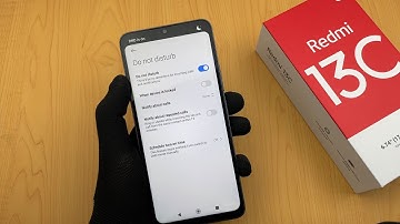 How To Enable Do Not Disturb Mode Xiaomi Redmi 13C