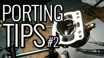 Two Stroke Cylinder Porting Tips #2 | WATCH THIS BEFORE YOU START CUTTING! | 2 Stroke Tuning