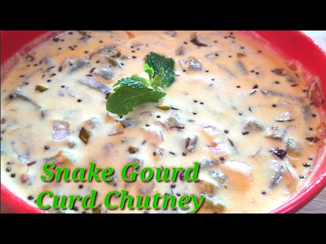 #shorts#youtubeshorts#Snake Gourd Curd Chutney | N COOKING ART