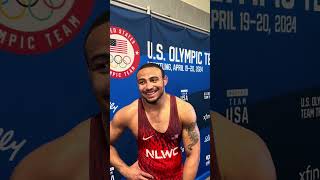 Penn State wrestling: Aaron Brooks reacts to becoming first time Olympian