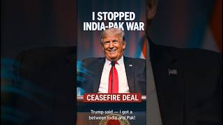 Donald Trump’s Big Lie on India‑Pakistan Ceasefire Trump exposed