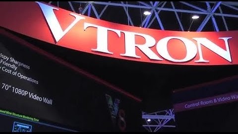 VTRON delivered the real theme of ISE 2014- big screen, big data