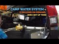 Camp Kitchen Water System | Bedrail Mounted DIY Tacoma Water on Demand