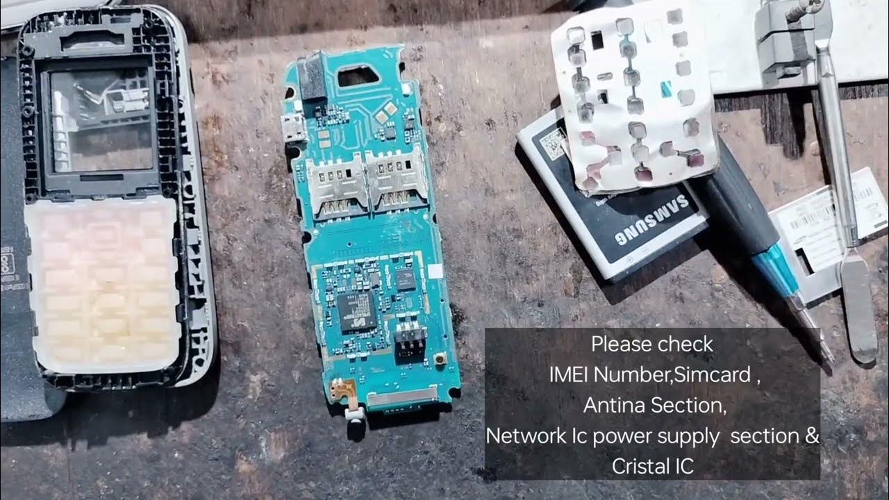 Samsung SM-B110E Network Problem Solution - YouTube