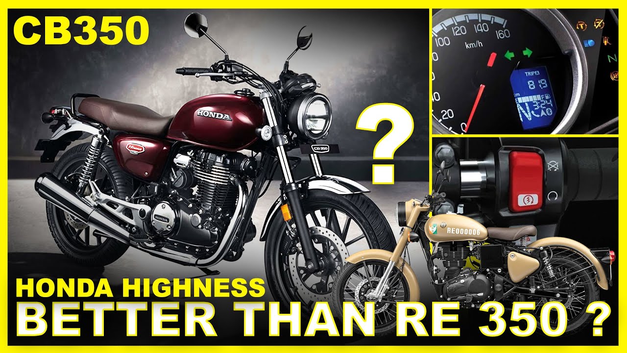 Honda HIGHNESS CB350 launched 🔥🔥 Better than ROYAL ENFIELD ? YouTube