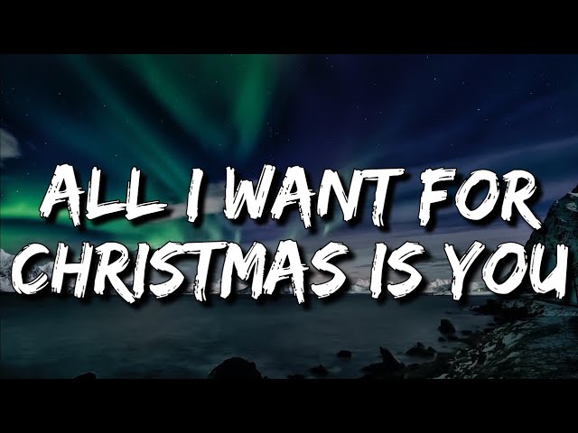 Mariah Carey - All I Want for Christmas Is You (Lyrics) [4k] class=