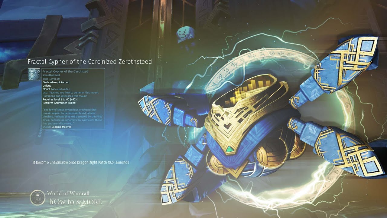 Cifra Fractal do Corcel de Zereth Carcinizado - Item - World of