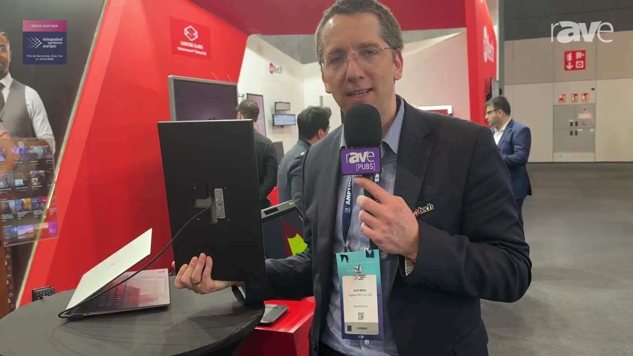 ISE 2026: Faytech Demonstrates USB-C Touchscreen Monitor Series