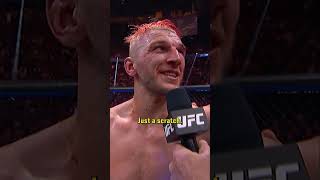 it's just a scratch 🤣 #ufcparis