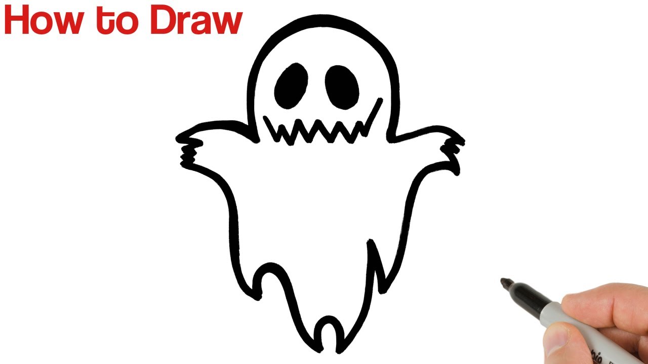 15 Ghost Drawing Ideas: How To Draw A Ghost