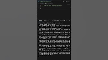 How To Install Pandas In Python #python #code #programming