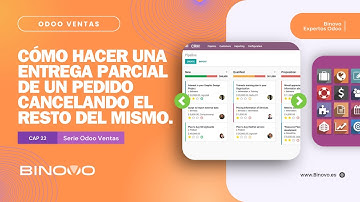 ODOO Ventas | Tutorial 22 📌 Cómo hacer una entrega parcial de un pedido, cancelando el resto.