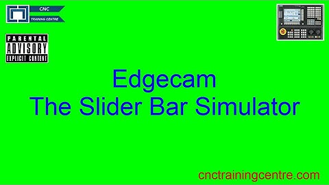 Edgecam Simulator SliderBar