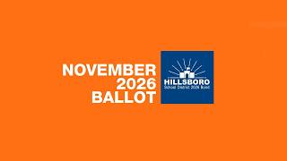 2026 Hillsboro School District Capital Construction Bond