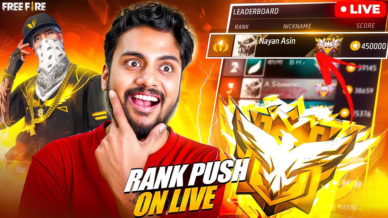 Rank Push With Guild Mates Free Fire Max India Live With Assassins Army ...