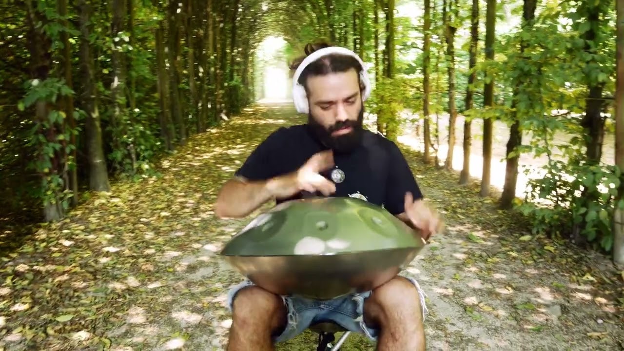 BATTILORO HANDPAN: D celtic minor 432 hz - Arianrhod - Gabriele Pollina