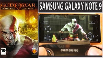 God of War Ghost of Sparta on Samsung Galaxy Note 9 (PPSSPP, PSP emulator)