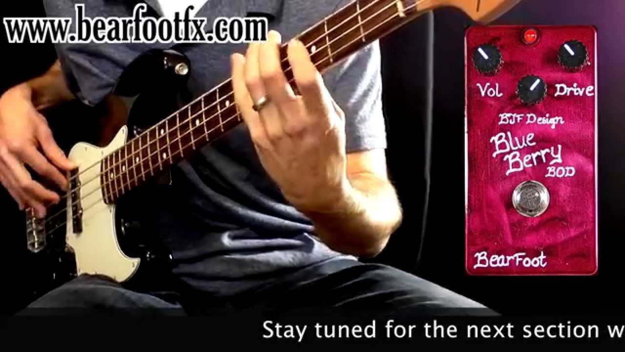 Bearfoot Guitar Effects ベアーフット ギターエフェクツ Blueberry Bass Overdrive 送料無料 サウンドハウス