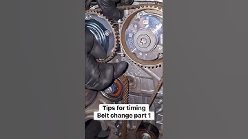 Easiest Timing Belt Replacement Trick Ever!#engineering #automobile #mechanic #education