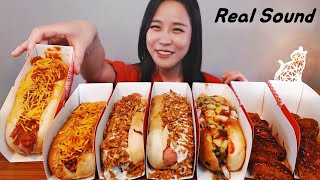 [Sub]/ [ Hot dogs ] [ pork cutlet ] /Mukbang eating show yummy