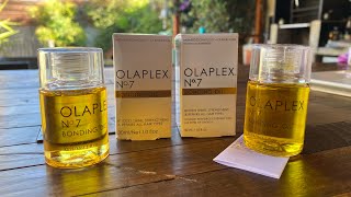 Comparación OLAPLEX 7, falso v/s original