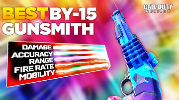 1 SHOT 1 KILL WITH THIS BY15 GUNSMITH IN BATTLE ROYALE | BY15 GUNSMITH | COD MOBILE | SOLO VS SQUAD
