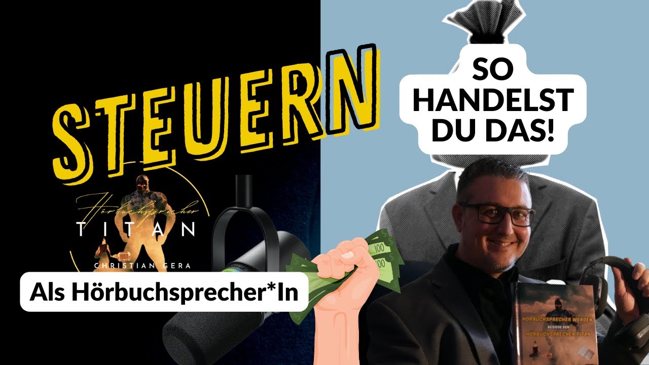 Steuern machen als Hörbuchsprecher