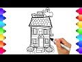 10+ Best For Coloring Pages House Drawing For Kids Easy
