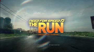 Need For Speed The Run - Main Menu Music extended (1 hour)